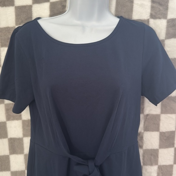 Mast & Harbour Women’s Navy Blue Solid Sheath Dress Size M/Medium - Picture 2 of 13